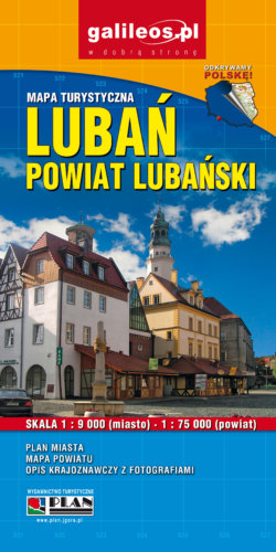 Powiat lubański - Lubań - widok mapy papierowej