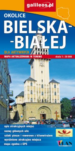Okolice Bielska-Białej dla aktywnych - widok mapy papierowej
