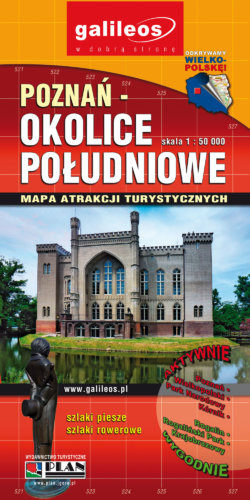Poznań - okolice południowe - widok mapy papierowej