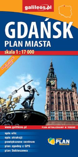 Front okładki Gdańsk – plan miasta 