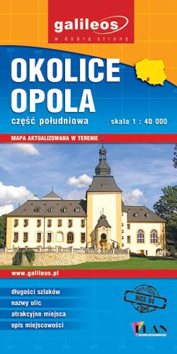 Okolice Opola - część południowa - widok mapy papierowej