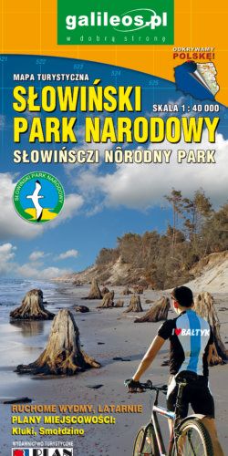 Słowiński Park Narodowy - widok mapy papierowej