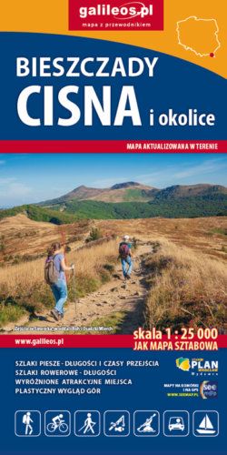Front okładki Bieszczady – Cisna i okolice 2022 