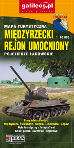 Front okładki Pojezierze Łagowskie Międzyrzecki Rejon Umocniony 