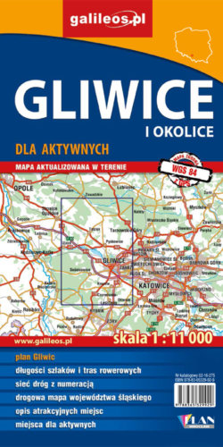 Gliwice i okolice dla aktywnych II.2016 - widok mapy papierowej