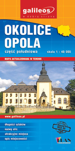 Front okładki Okolice Opola – część południowa 