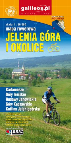 Front okładki Jelenia Góra i okolice mapa rowerowa 