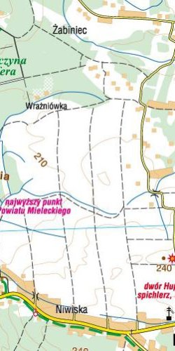 Okolice Rzeszowa - część północna - Okolice Mielca - widok mapy papierowej