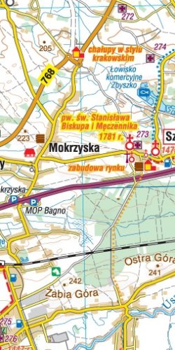 Ziemia Tarnowska. Tarnów - widok mapy papierowej
