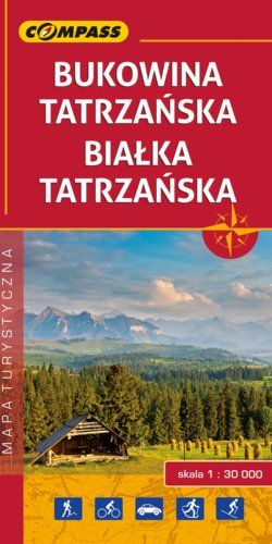 Bukowina Tatrzańska, BIałka Tatrzańska - widok mapy papierowej
