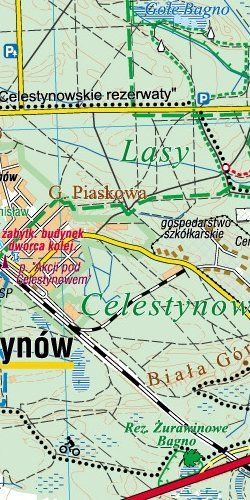 Powiat Otwocki - widok mapy papierowej