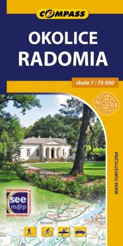 Okolice Radomia - widok mapy papierowej
