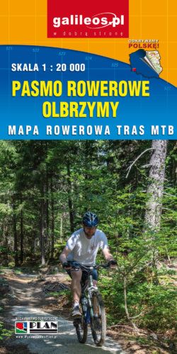 Pasmo Rowerowe Olbrzymy - Trasy rowerowe MTB w Karkonoszach - widok mapy papierowej